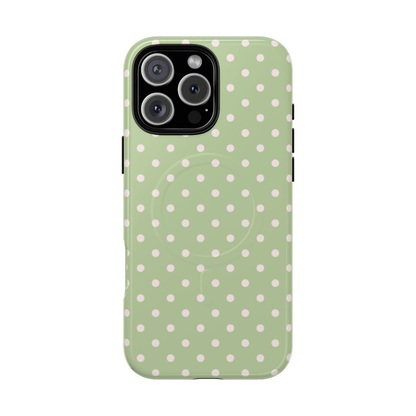 Polka Dot Matcha Case