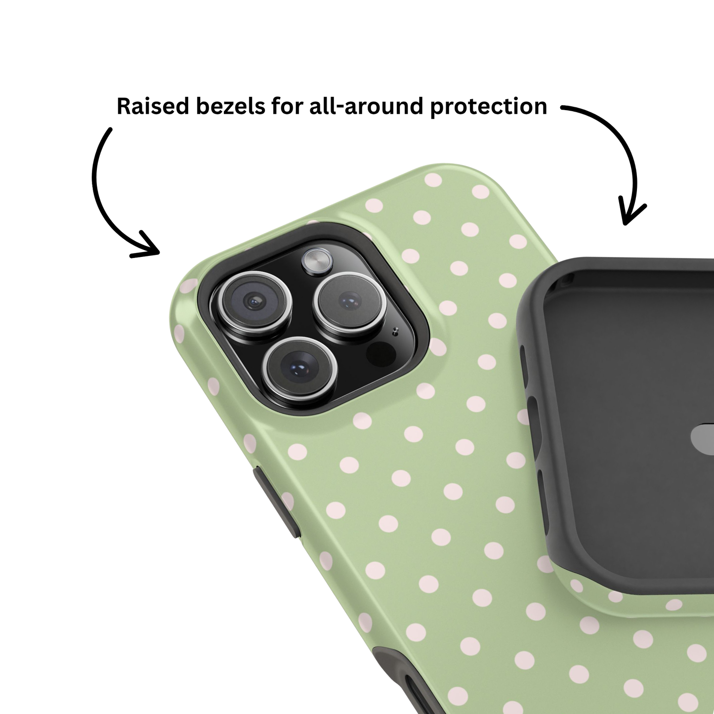 Polka Dot Matcha Case